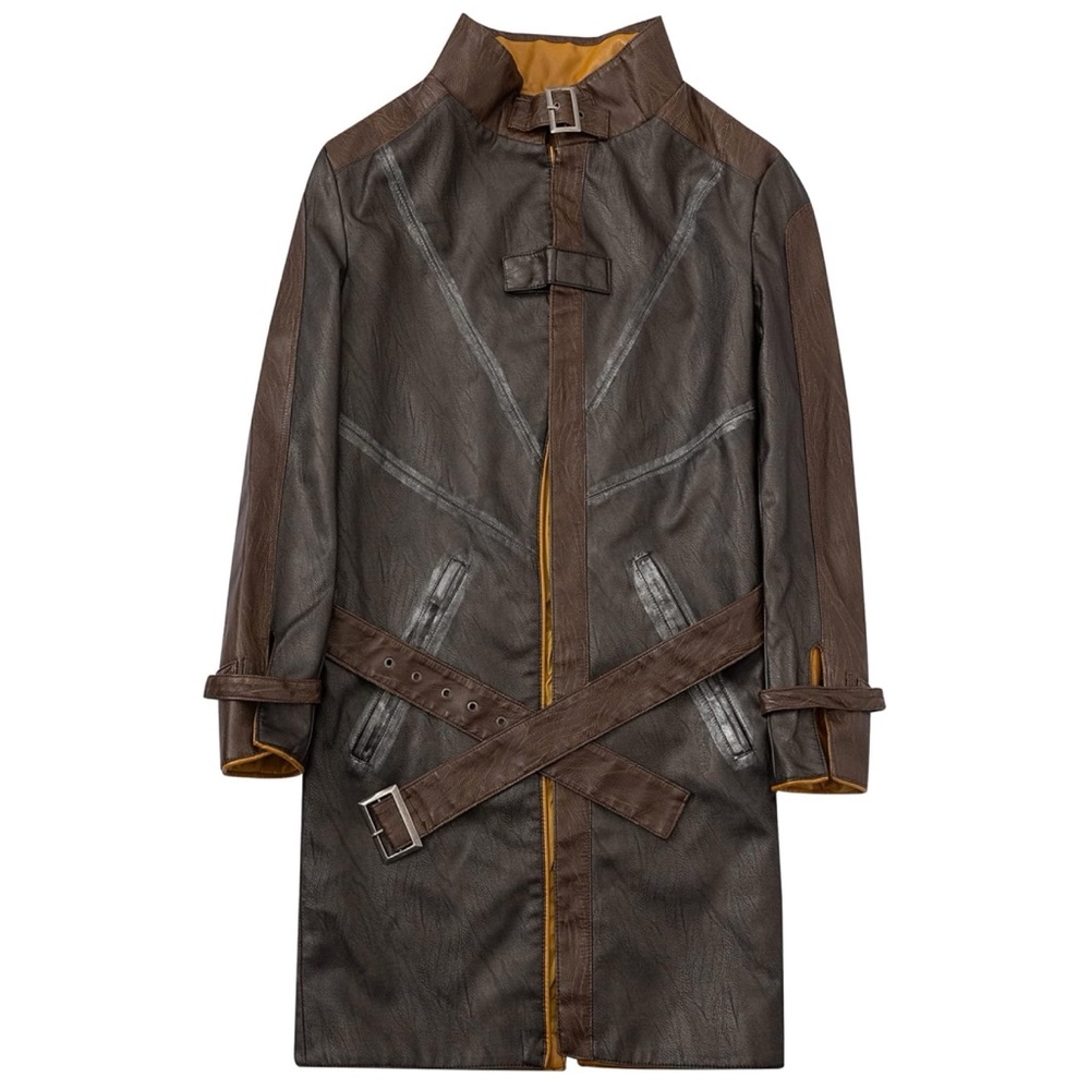 Men’s Faux Leather Cosplay Jacket